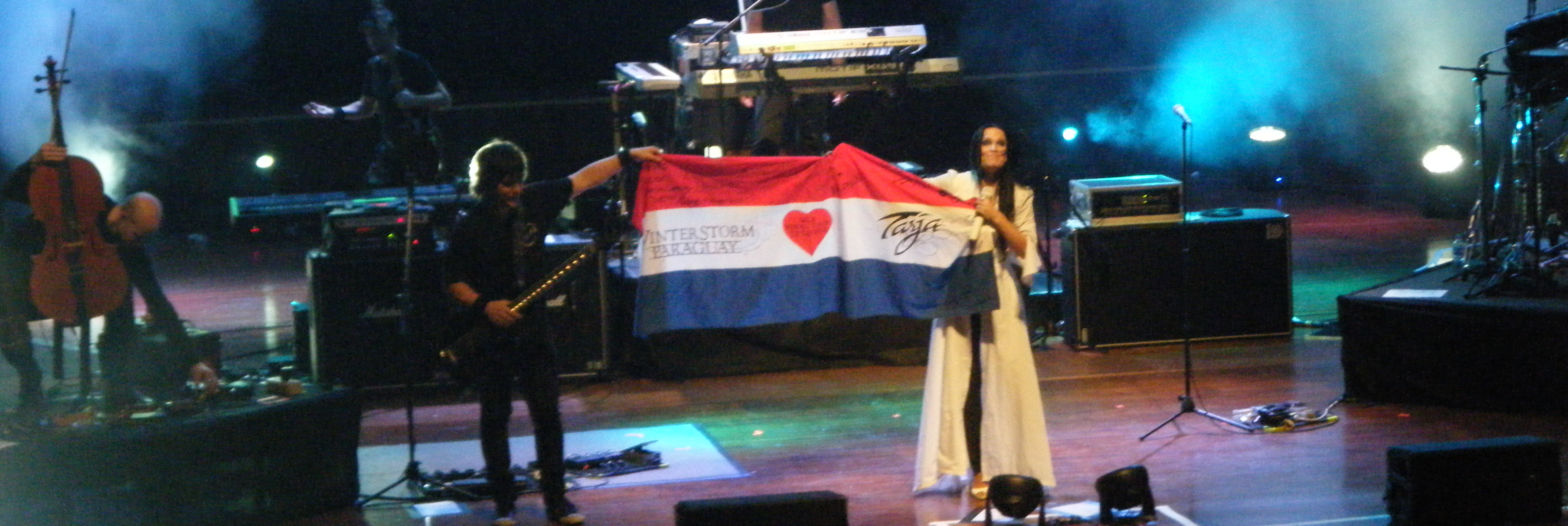 The Girl With The Paraguayan Flag