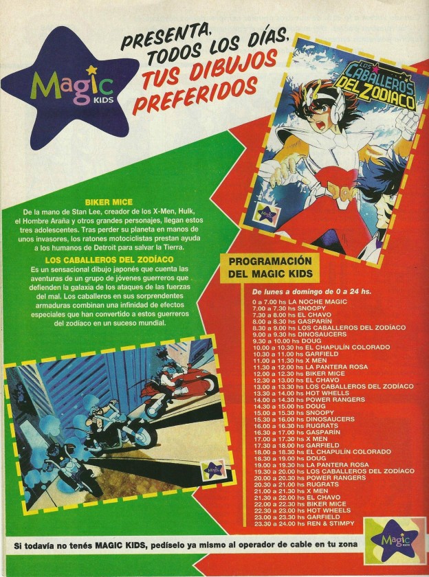 Magic Kids en octubre 1995