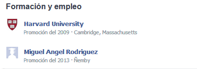 Recibida en Harvard, pff!