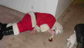 Papa Noel hecho puta